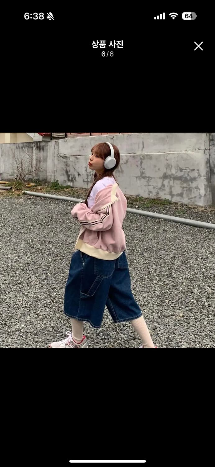 시즈너블 반하이넥 배색 맨투맨 집업 상품이미지5