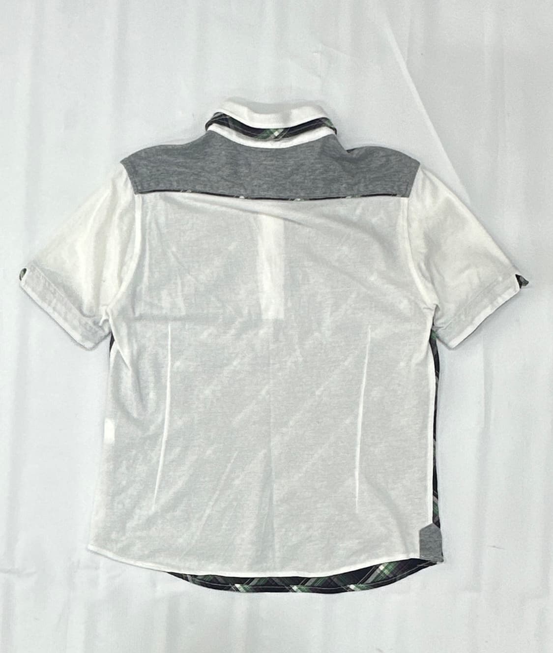 ⭐️하구미의 괴짜 그런지 코디세트⭐️체크 후드집업 오트밀 빈티지 레이어드 상품이미지6