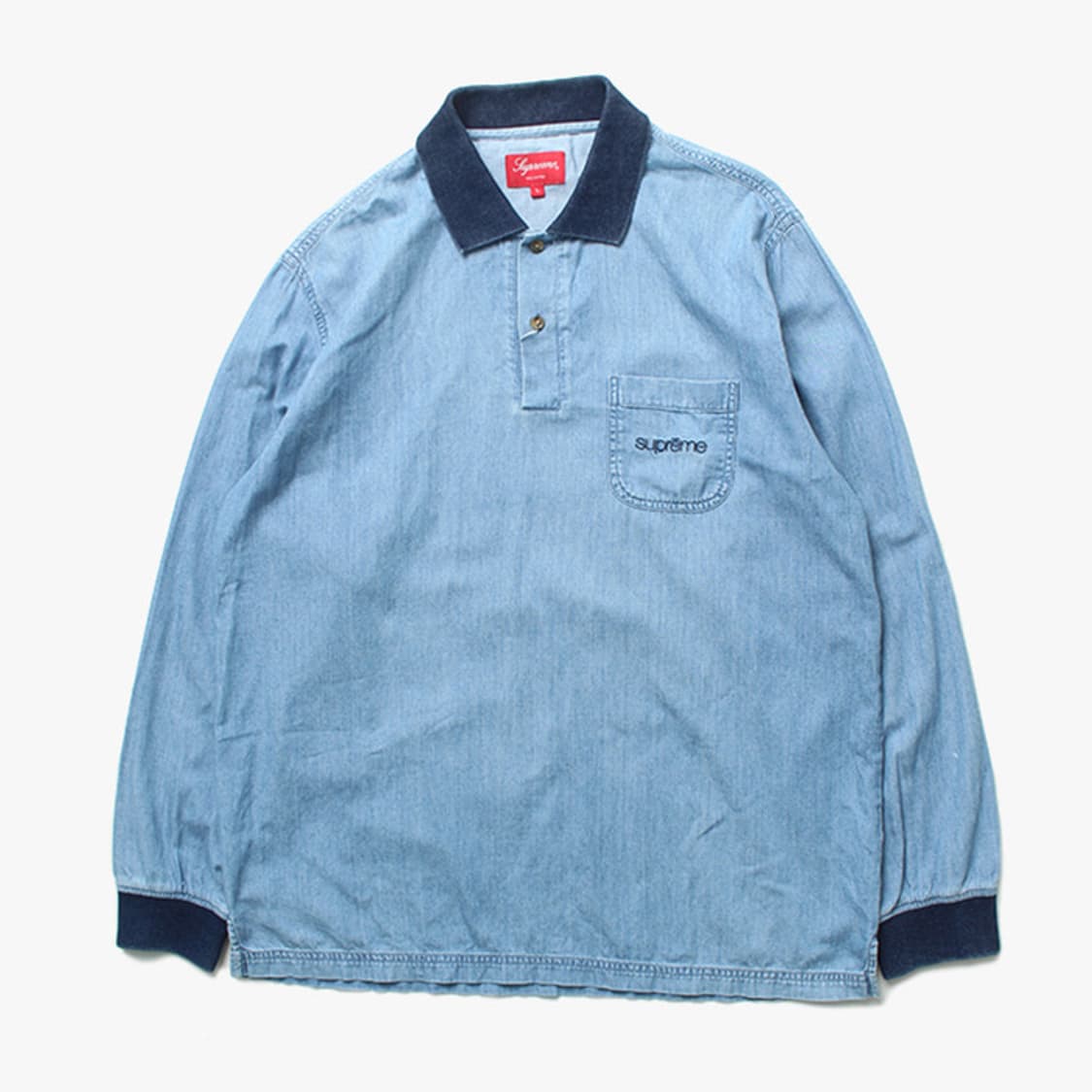 supreme 카라 롱슬리브 상품이미지1