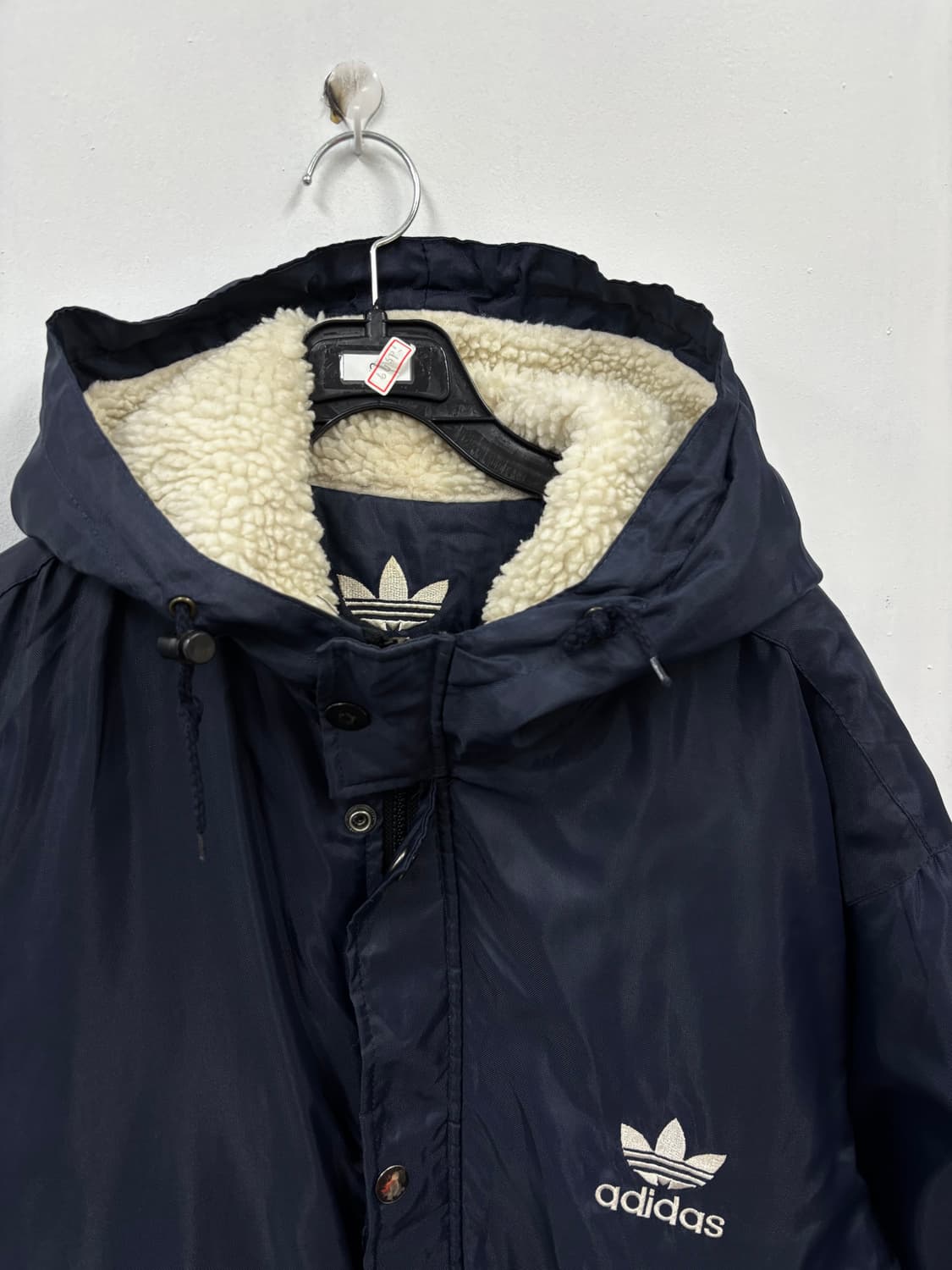 아디다스 올드스쿨 백로고 양털코트 상품이미지3