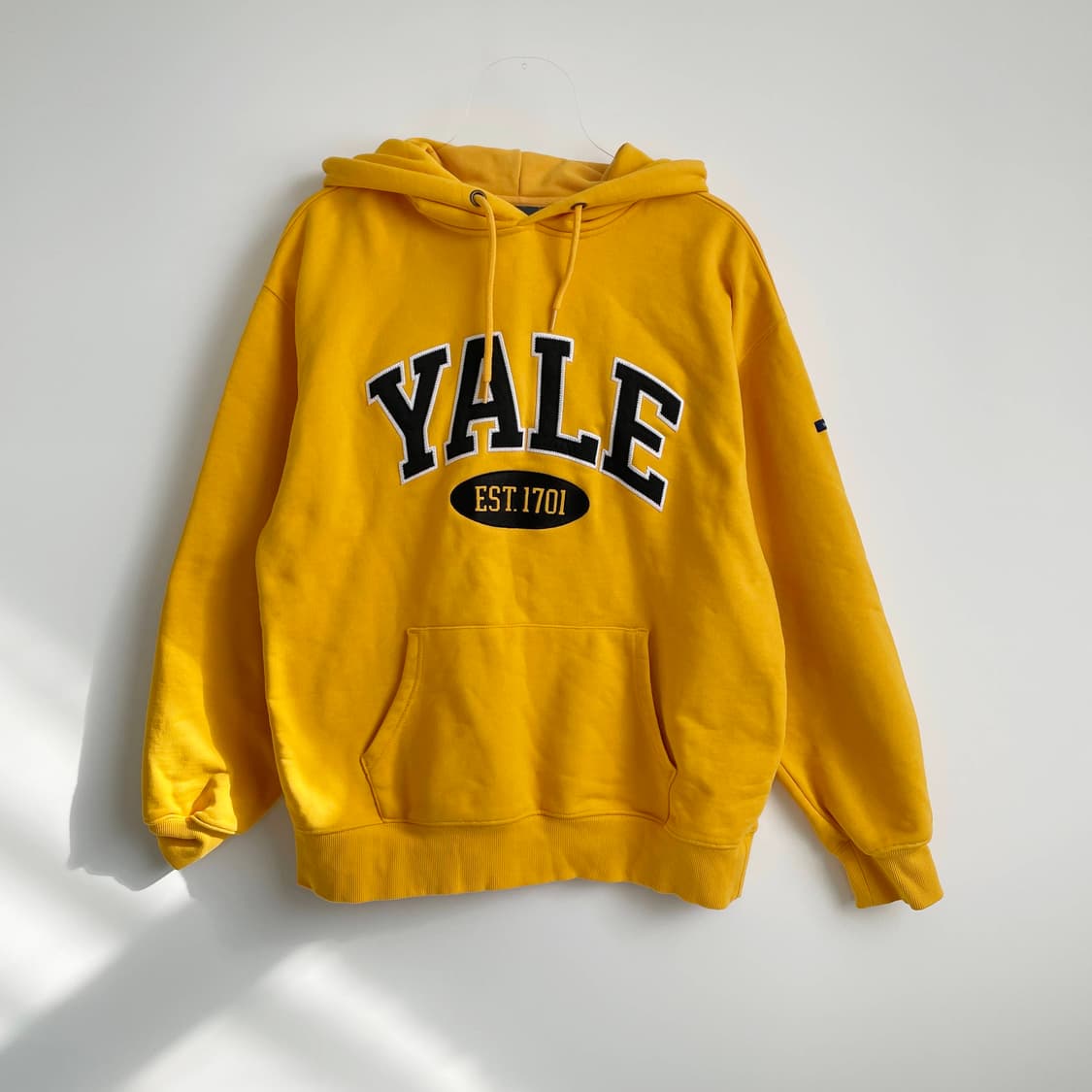 F2 예일(YALE) 투톤 아치 후드 티셔츠 100사이즈 상품이미지1