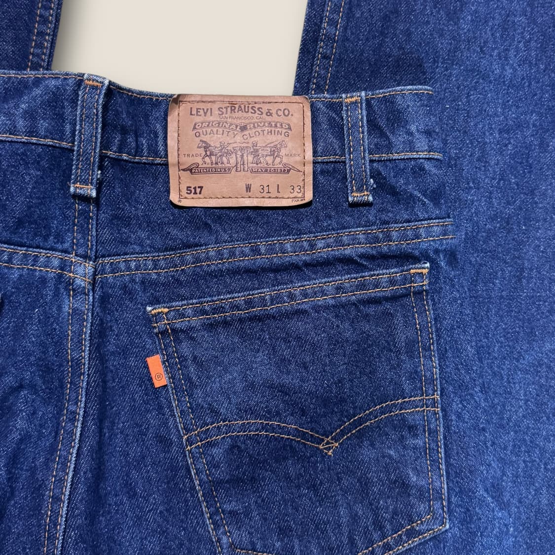 90s USA 리바이스 517 오랜지탭 W31 상품이미지4