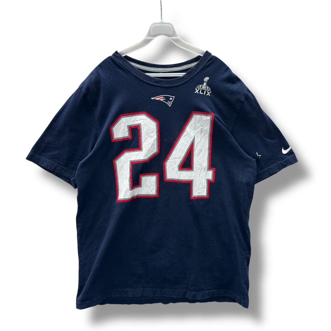 [XL] 뉴잉글랜드 패트리어츠 미식축구 반팔티 상품이미지3