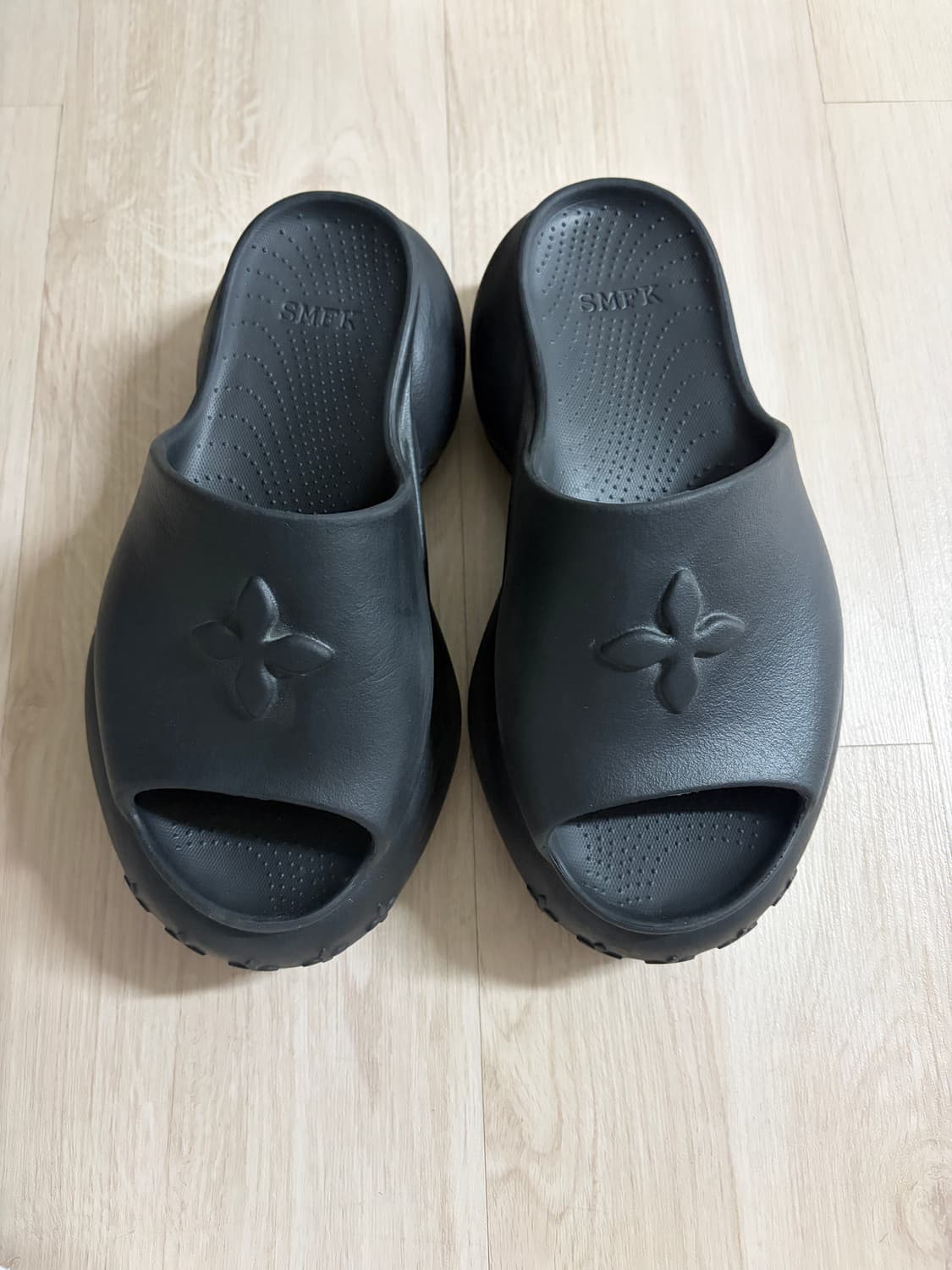 smfk Compass Wave 플랫폼 범퍼 샌들 블랙 컬러 38 상품이미지1