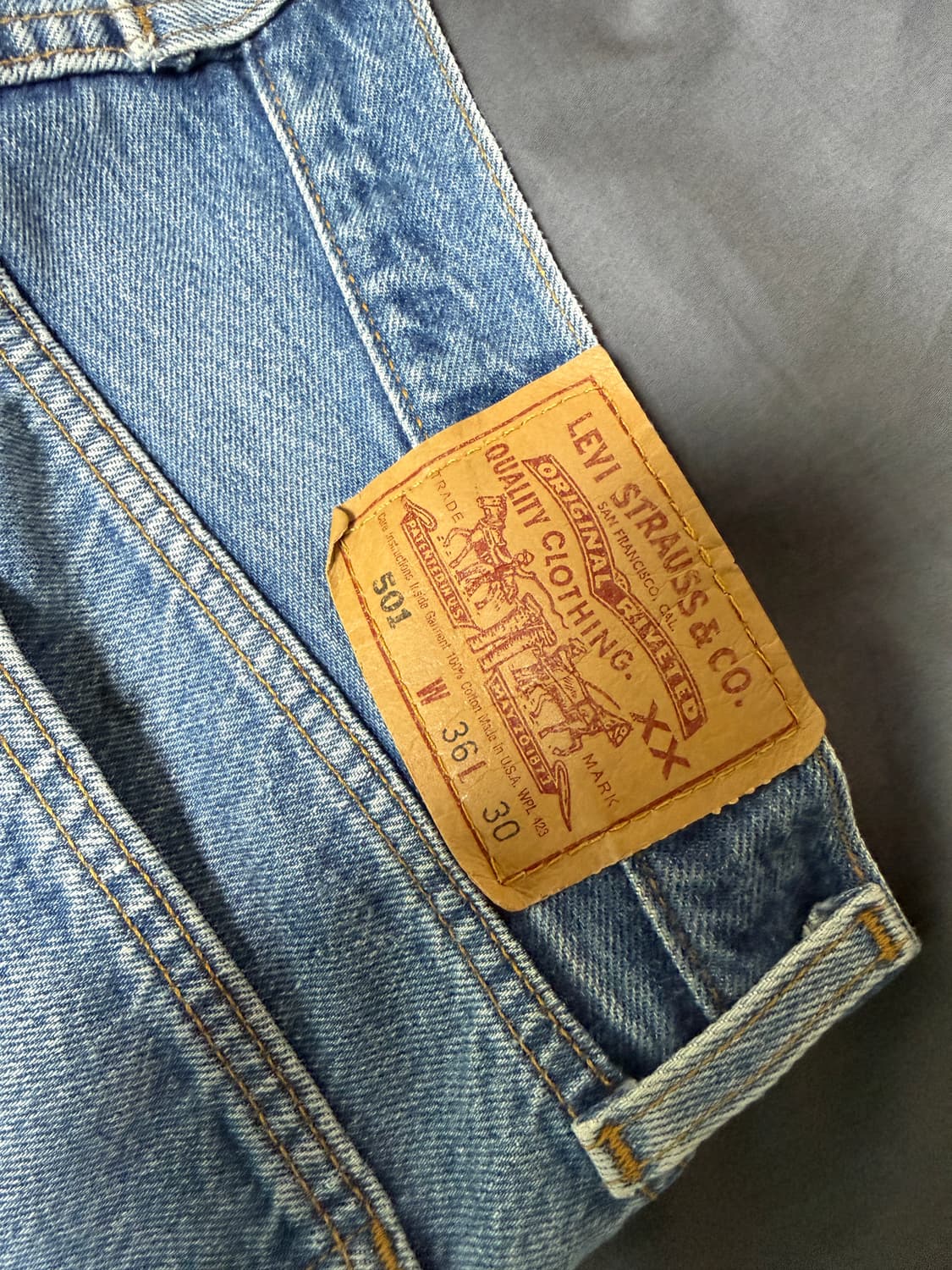 90‘s 리바이스 501 데님팬츠 상품이미지6