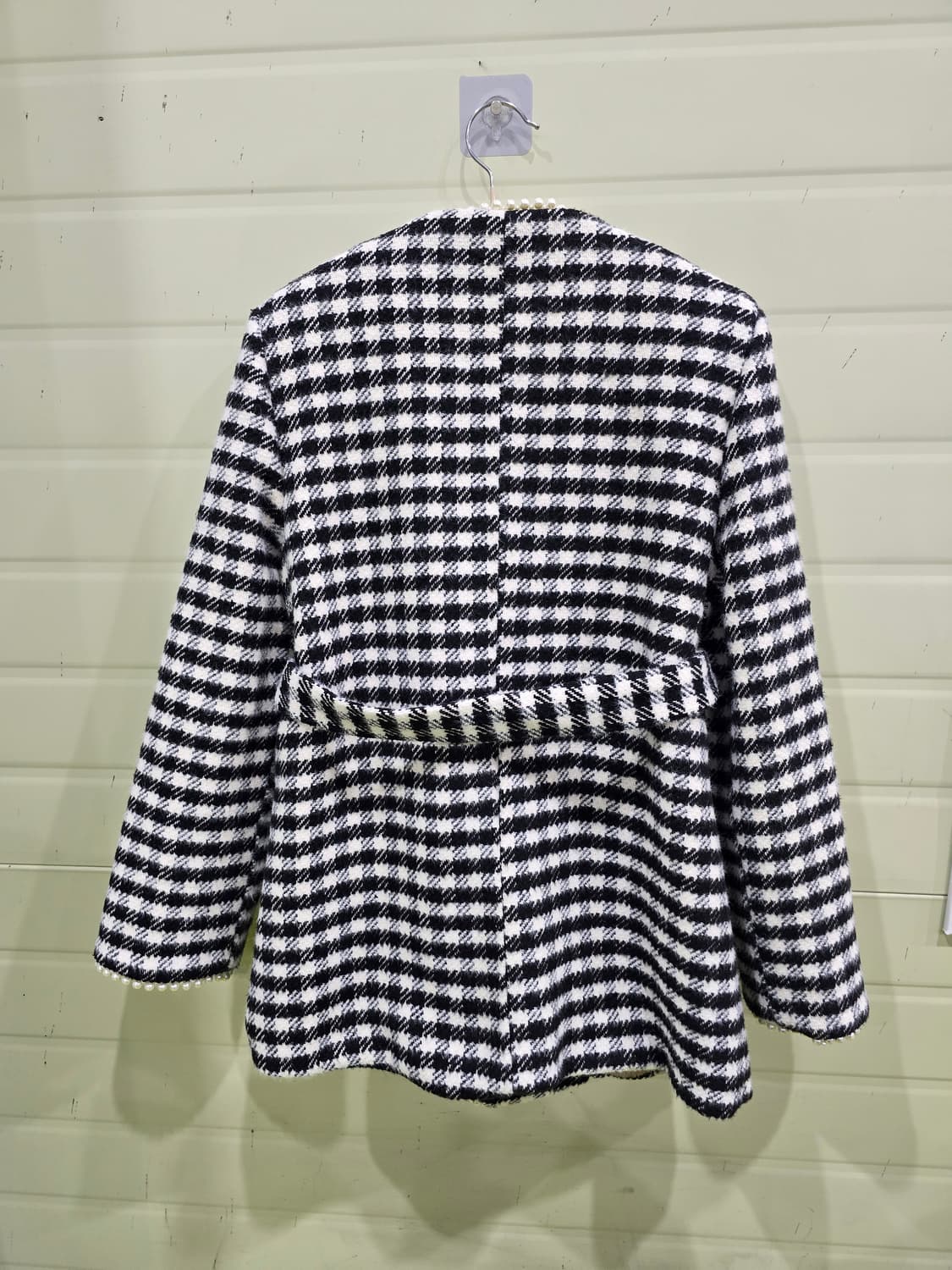 하운드투스 패턴의 코트 상품이미지6