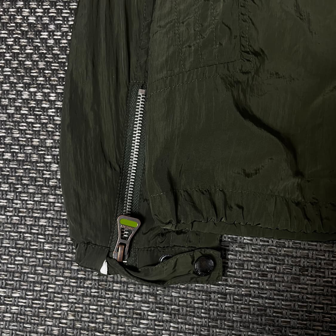 디젤 딥카키 패치 포인트 스트링 바람막이 S 상품이미지8