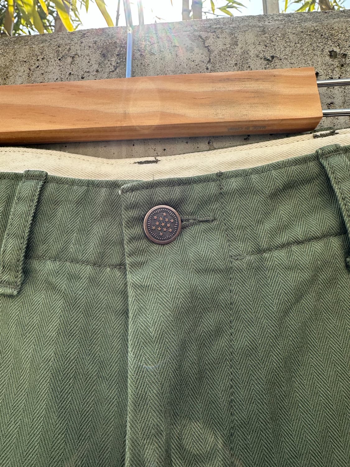 빔즈 플러스 헤링본 트윌 밀리터리 트라우저  상품이미지4