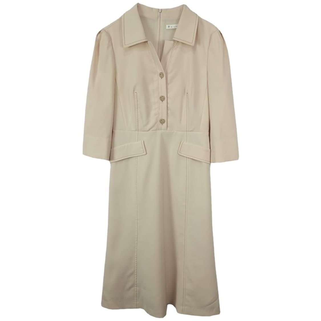 [잇미샤] 22 S/S 브이넥 롱 원피스 M19800 상품이미지2