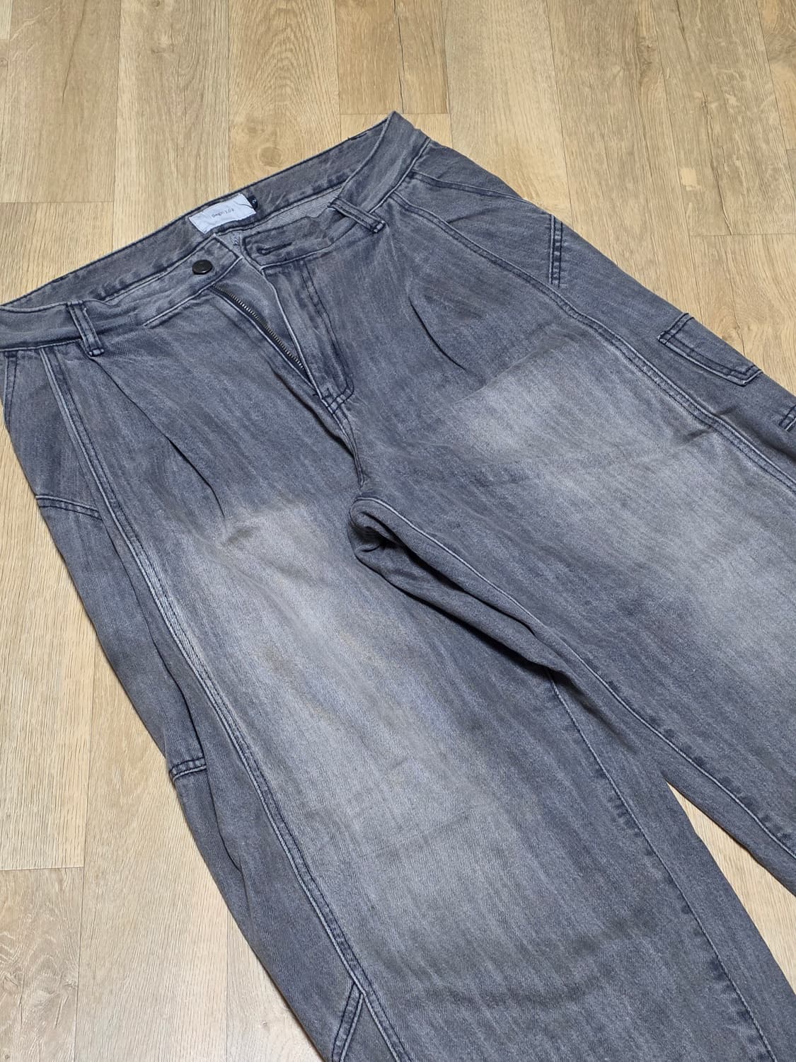 [2] 비긴202 투 턱 데님팬츠 상품이미지3