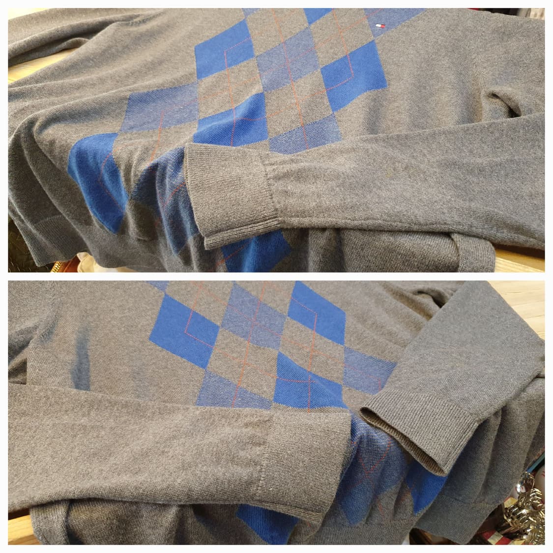 (새상품)105.타미 브이넥 니트 상품이미지4