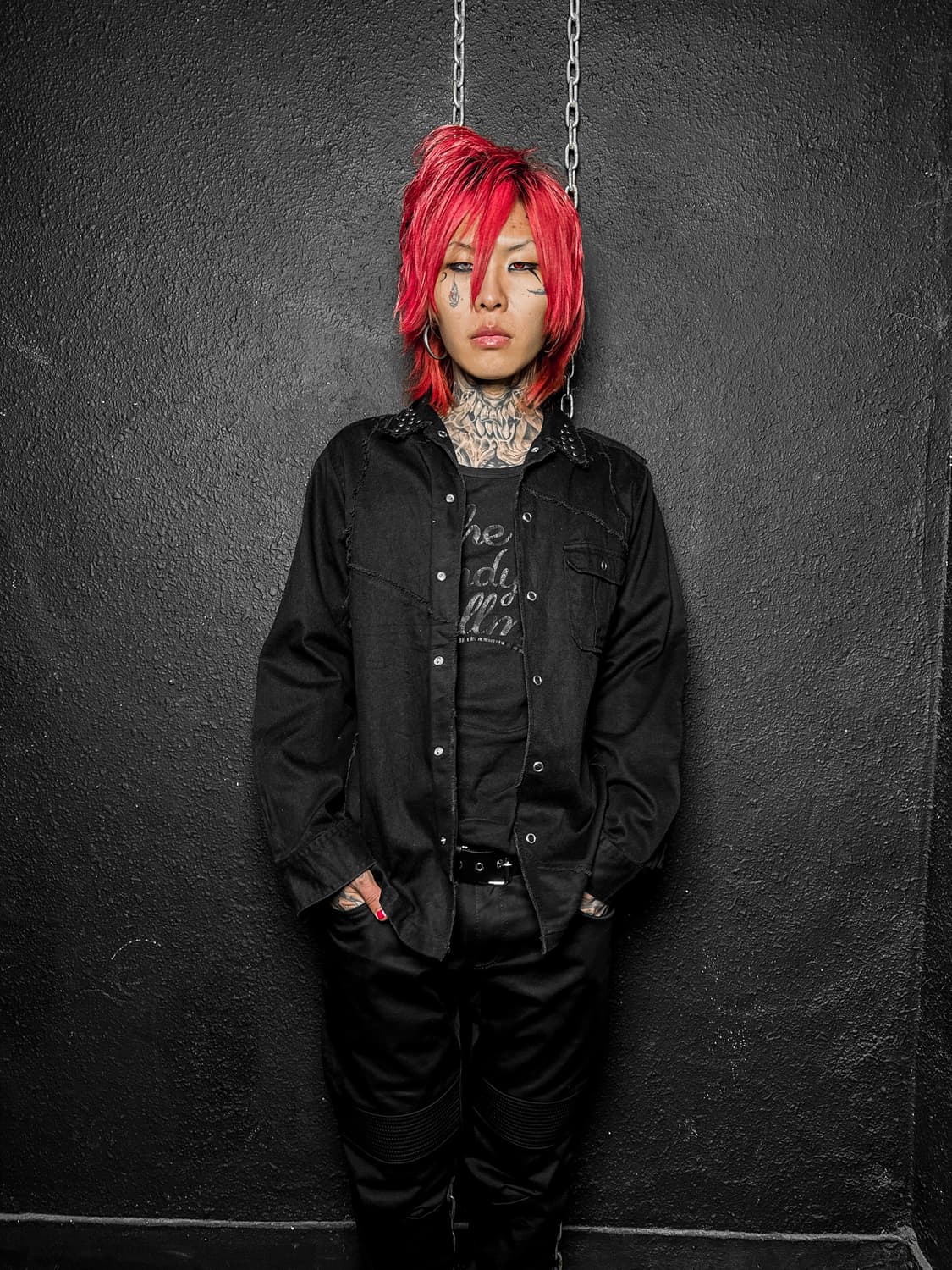 Badger – Stud Distressed Shirt 상품이미지1