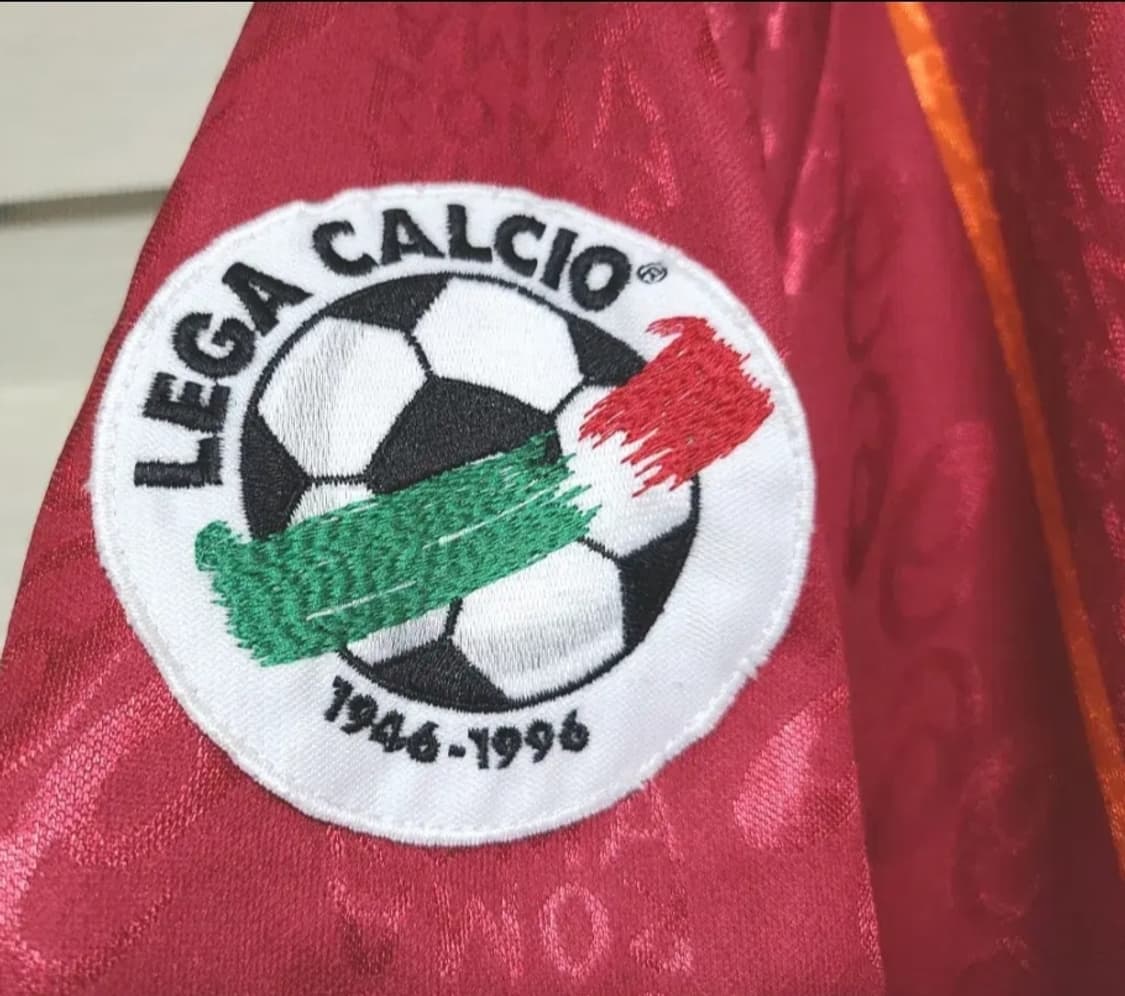 Asics 96 97 AS로마 올드레플 축구져지 상품이미지4