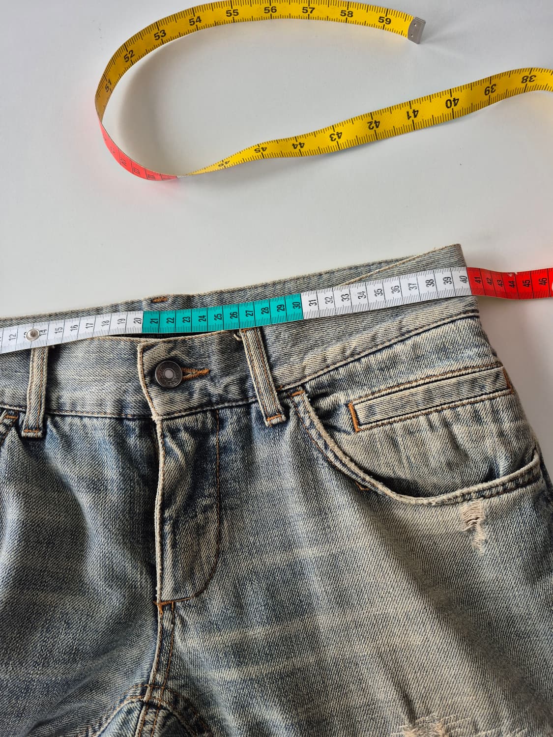 돌채가바나  워싱 청바지(MPT 상품이미지6