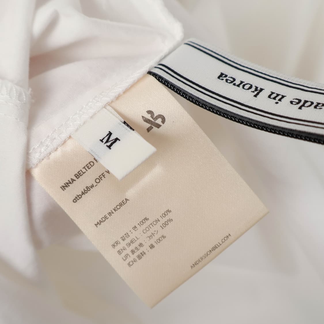 슬림66/앤더슨벨 INNA 벨티드 퍼프 블라우스 상품이미지7