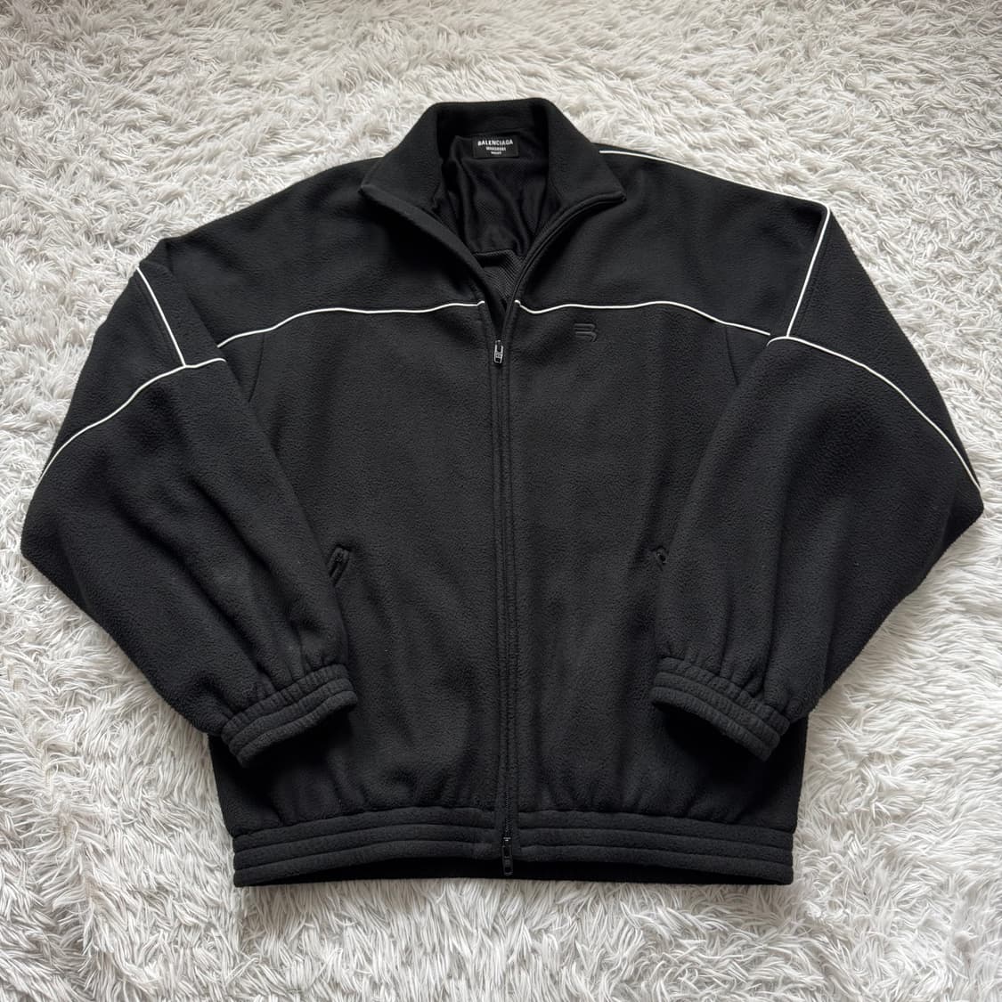 BALENCIAGA 오버사이즈 트랙 자켓 발렌시아가 후리스 XXL 46 상품이미지2