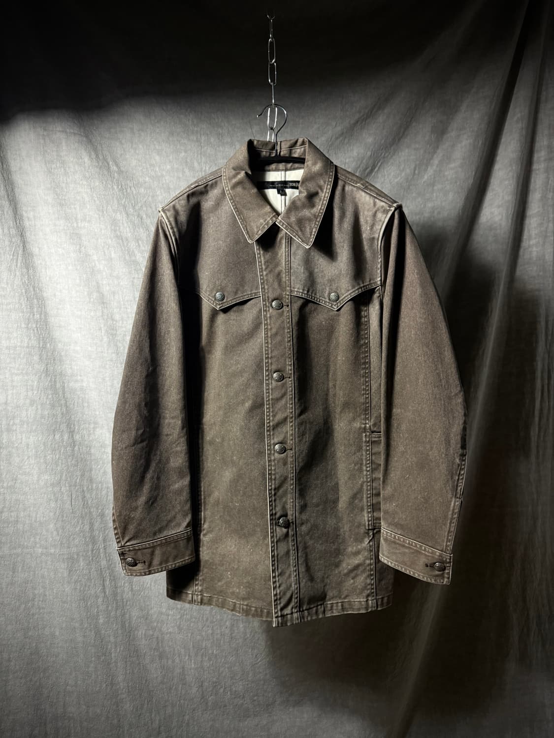 Schlüssel garment dyed denim jacket   상품이미지2