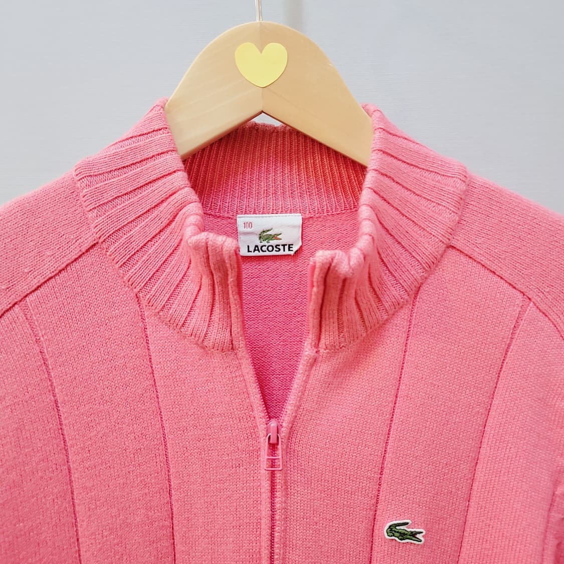 95~100) 라코스테 니트 집업  상품이미지5