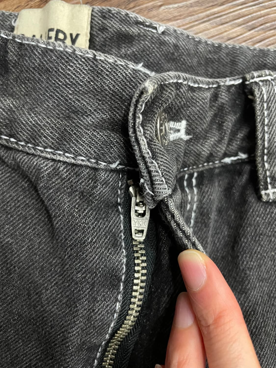 갤러리 디파트먼트 흑청 카펜터 데님 쇼츠 반바지 상품이미지5