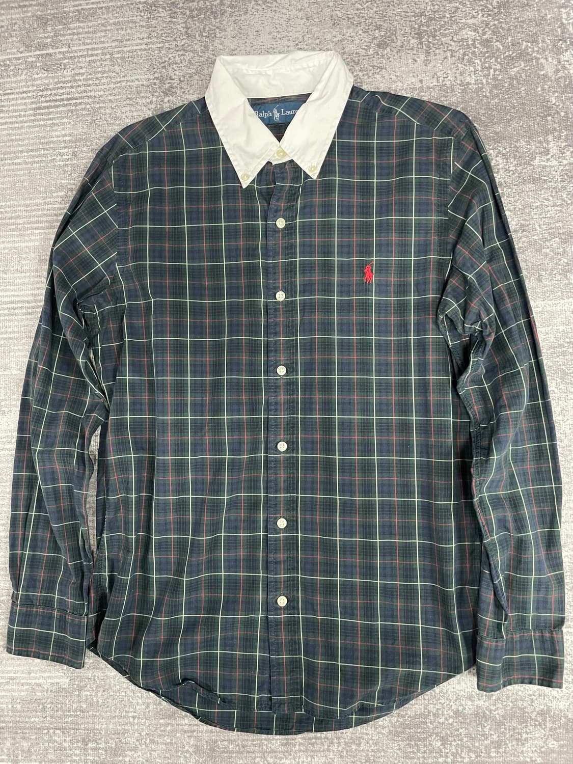 90s Polo RL 카라배색 셔츠 상품이미지9