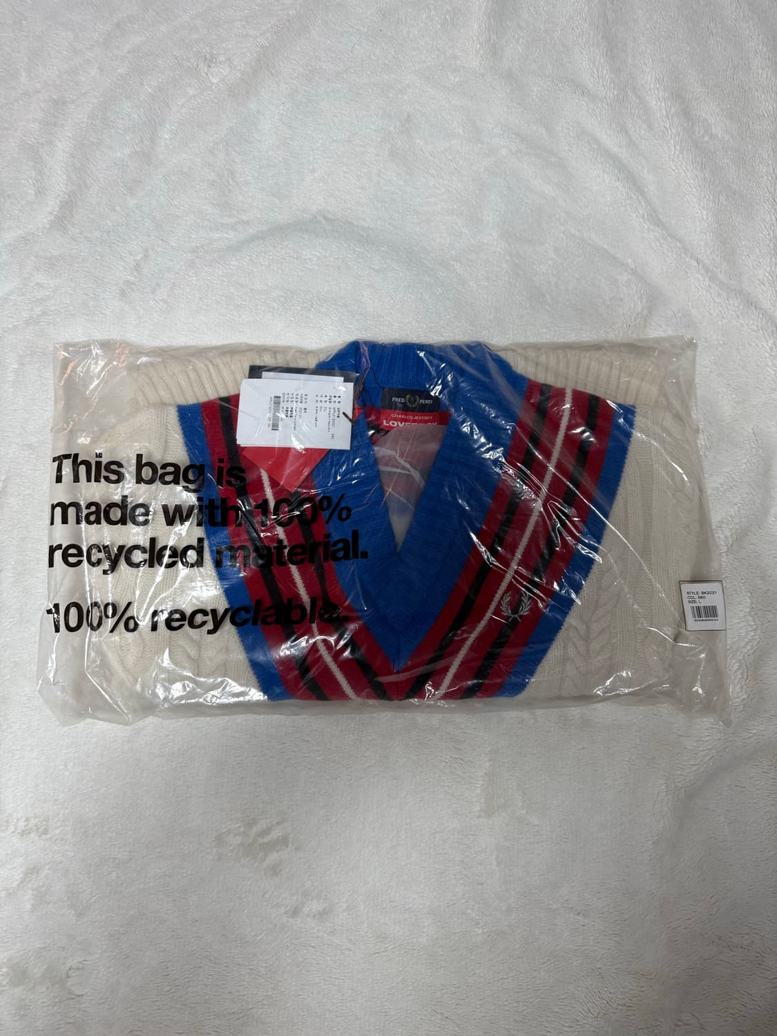 프레드 페리 X 찰스제프리러버보이 니트 상품이미지1