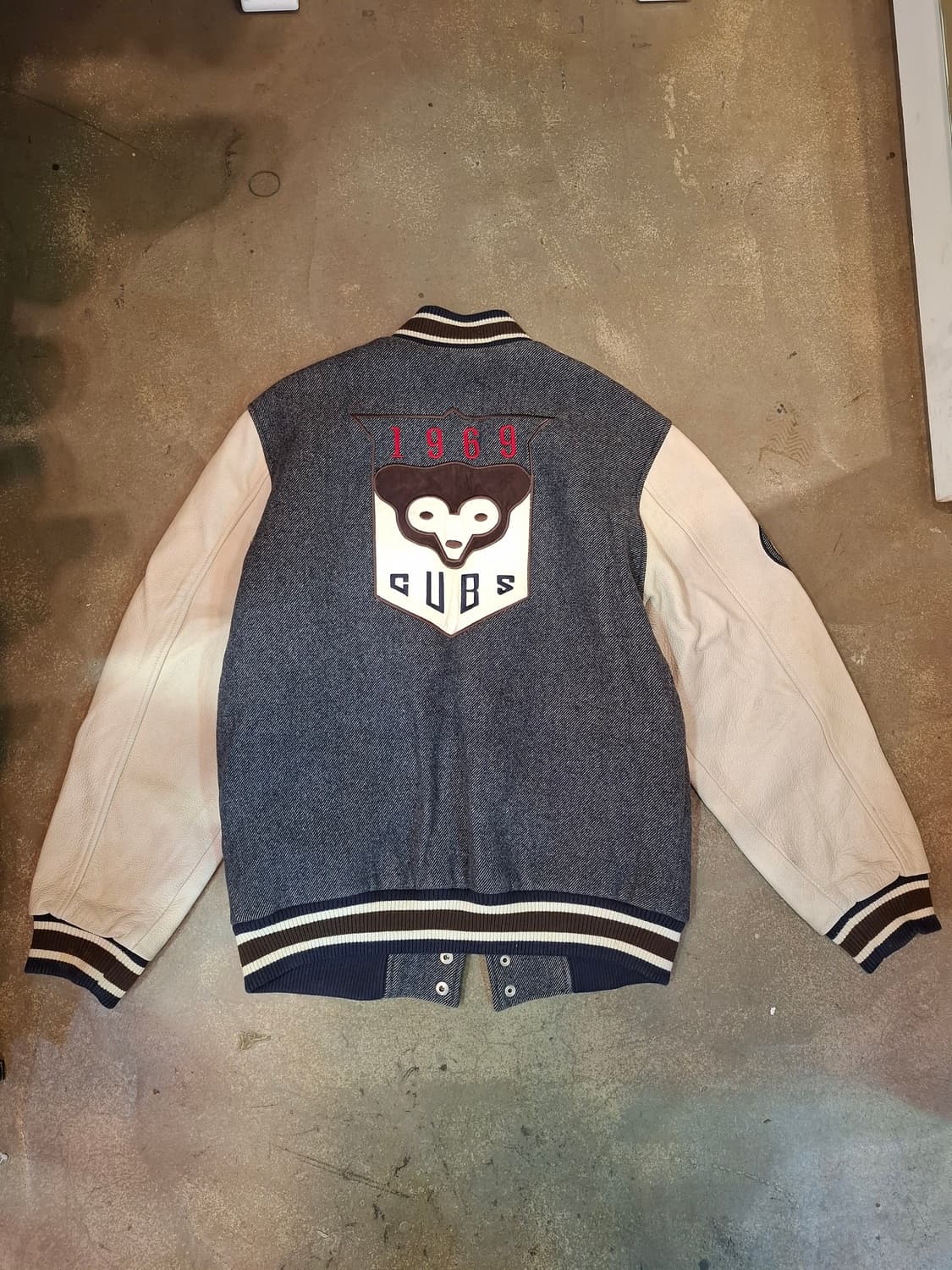 MLB 시카고 컵스 레더 바시티 상품이미지4