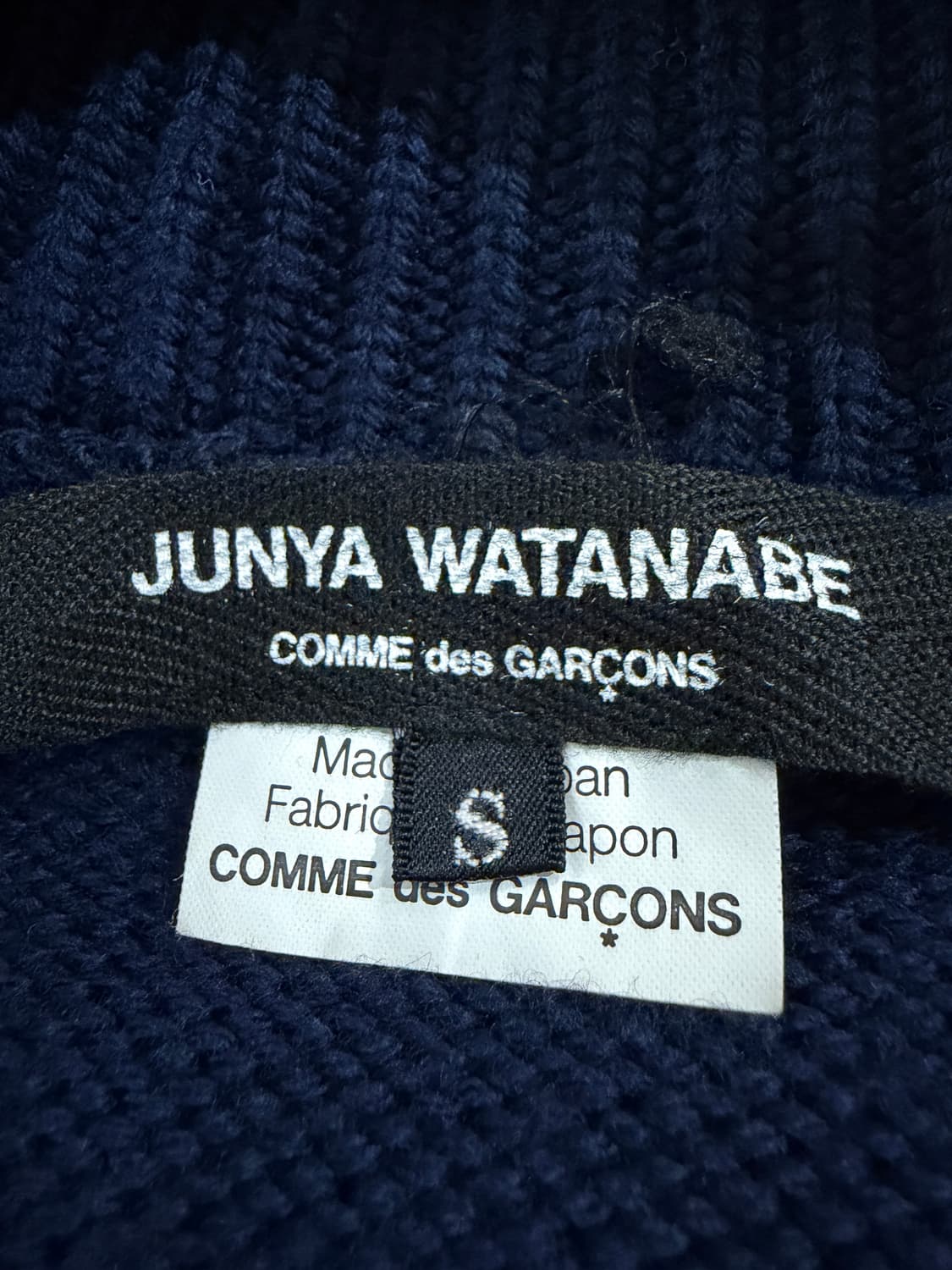 준야와타나베 울 니트 집업 상품이미지6