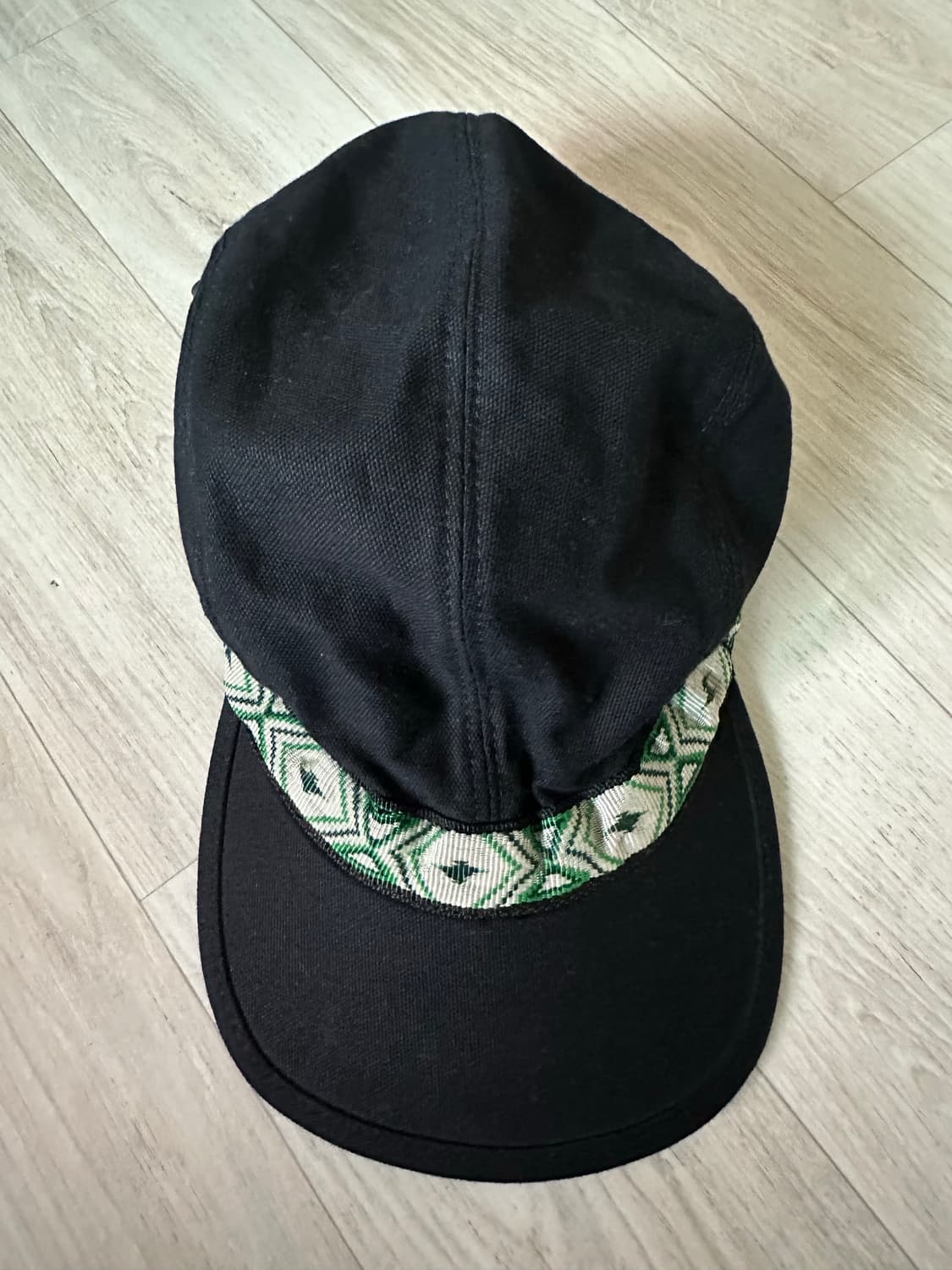 KAVU 카부 블랙 패턴 포인트 모자 L 상품이미지1