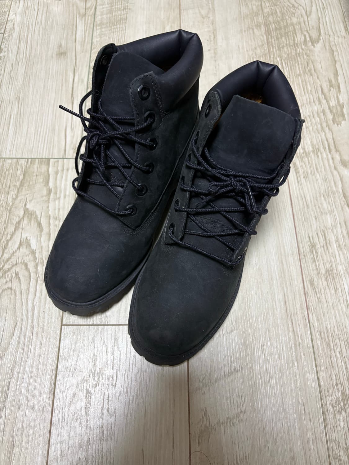 팀버랜드 6인치 워커 부츠 블랙 225 상품이미지1