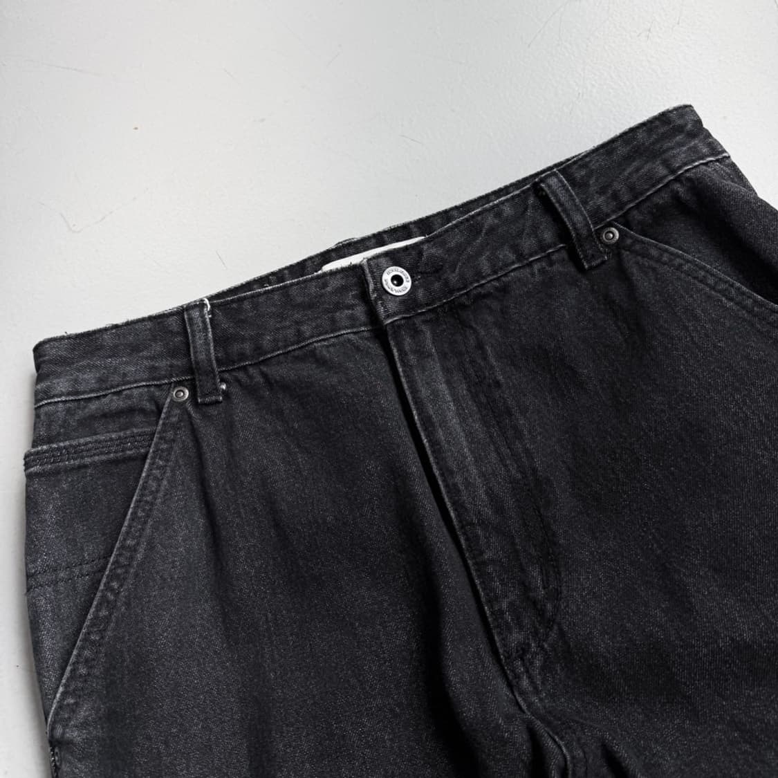 인사일런스 카펜터 흑청 와이드 데님팬츠 상품이미지4