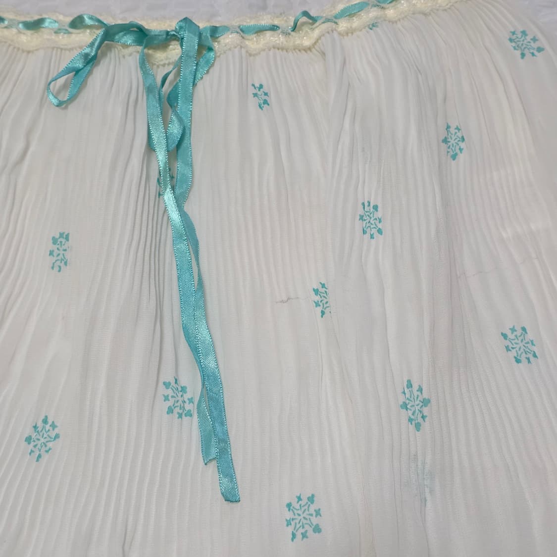 핀터깔 민트 모리걸 쉬폰 스커트 상품이미지4