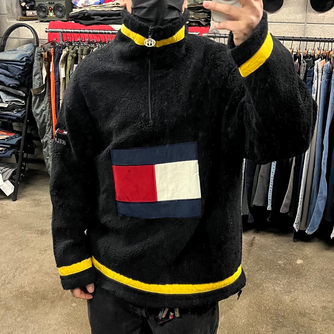 90s 타미힐피거 F1 후리스 아노락 (105) 상품이미지5