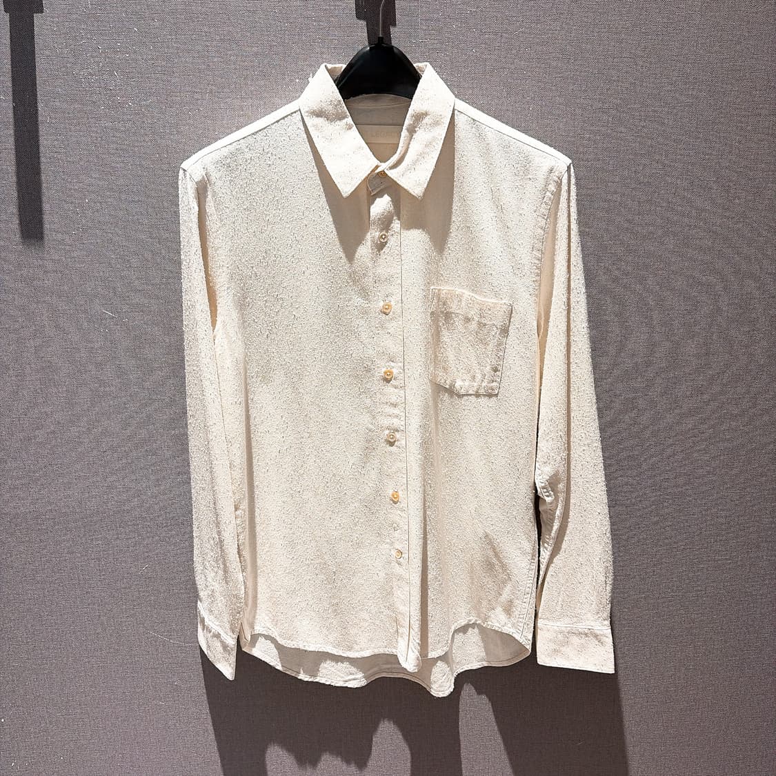 (정품/새상품) 아워레가시 남성 화이트 실크 클래식 셔츠 상품이미지1