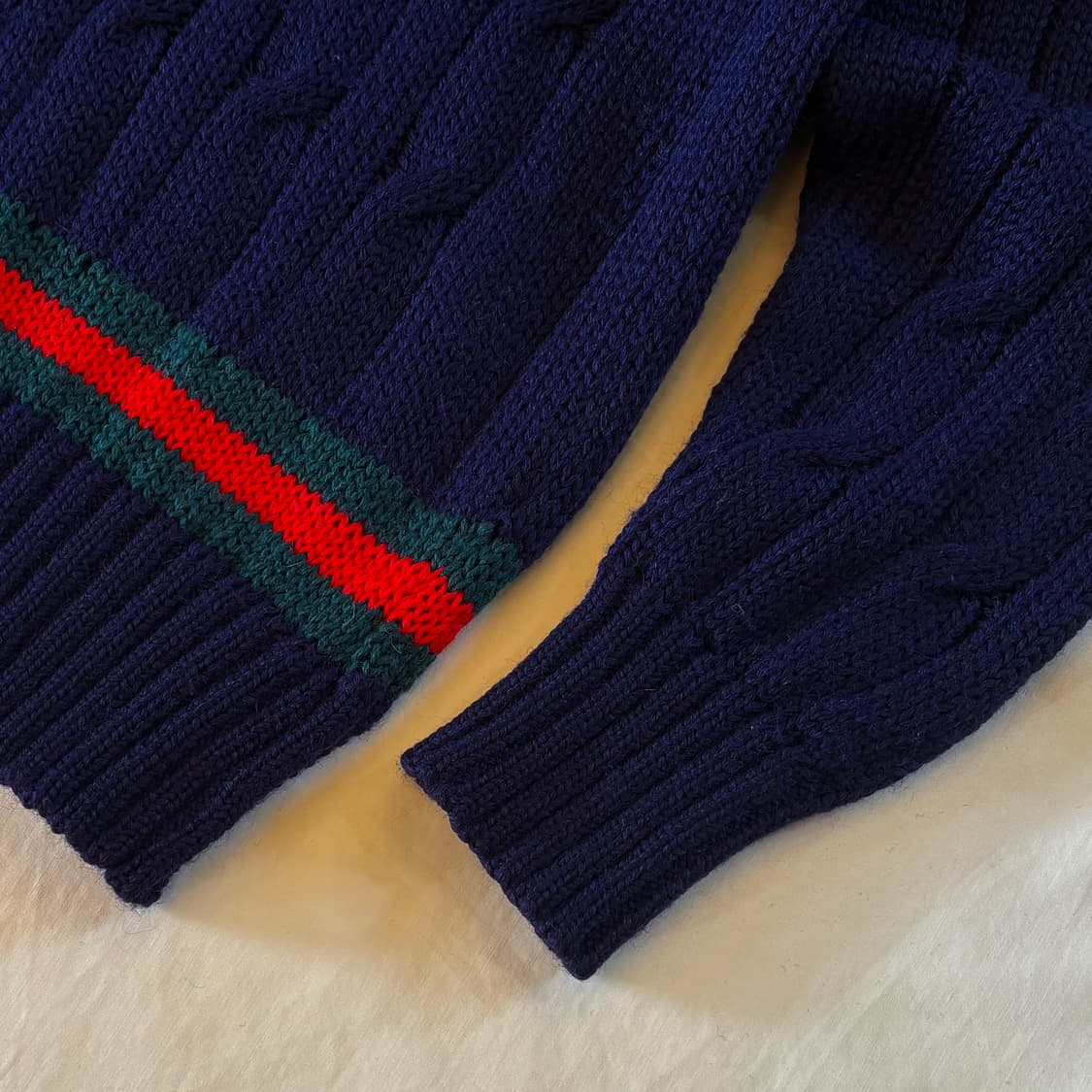 (105) 90s 스코틀랜드 John Tulloch 울 크리켓 니트  상품이미지7