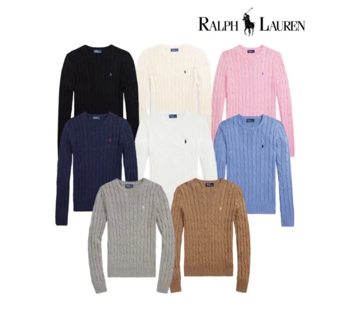 [새상품/정품]폴로 랄프로렌 여성 라운드 긴팔 니트 6color 상품이미지1
