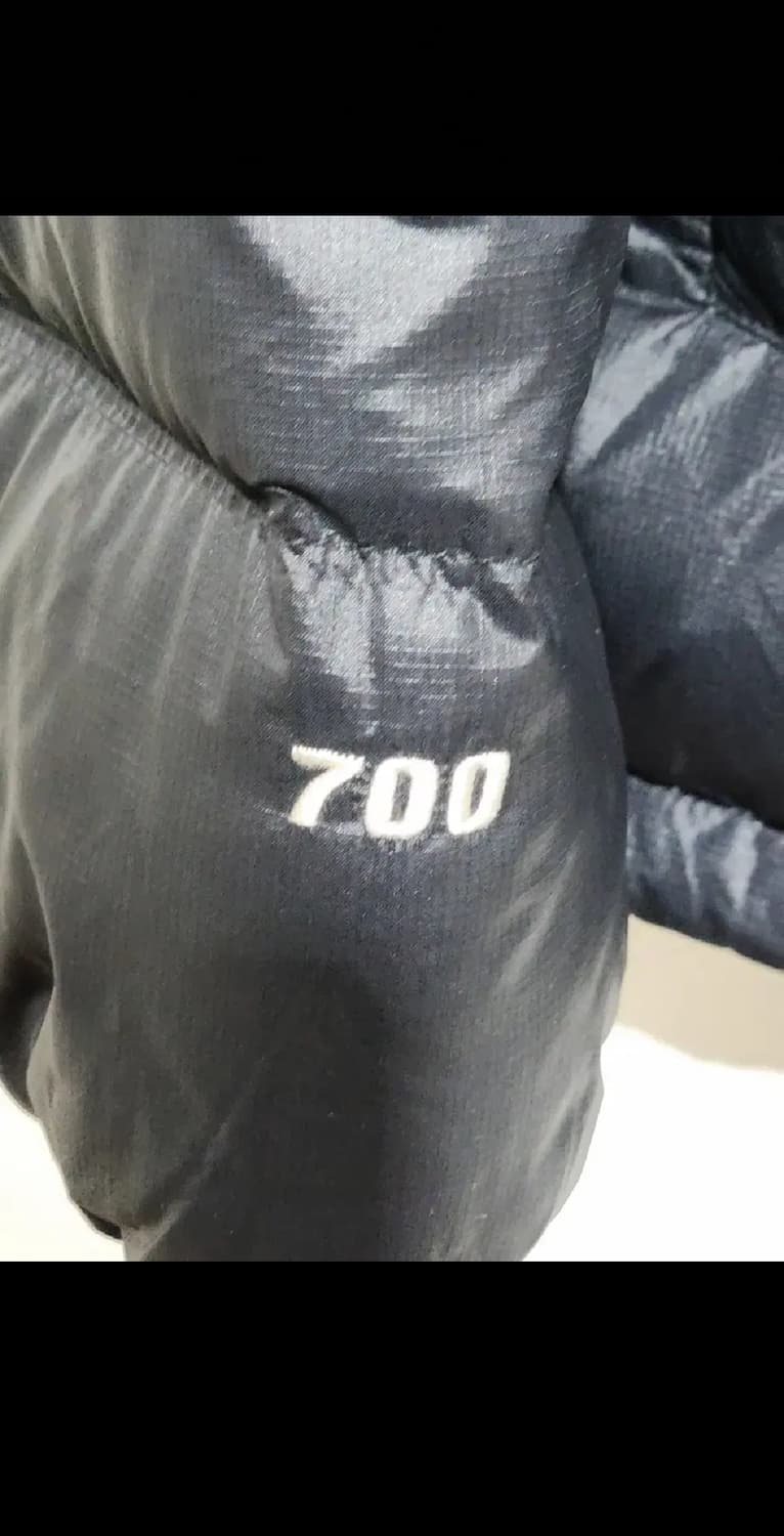 (100) 노스페이스 눕시패딩 점퍼 블랙 거위털 700 구스다운 자켓  상품이미지5