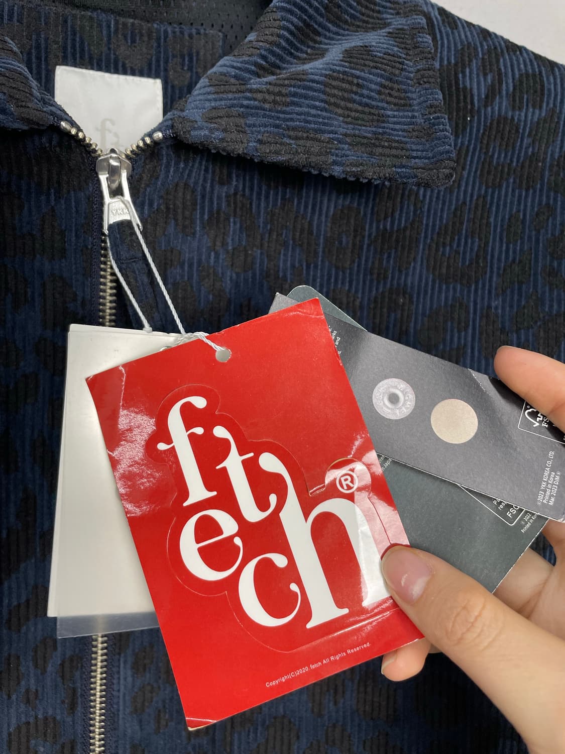 페치 코듀로이 레오파드 워크 자켓 H2289 상품이미지8