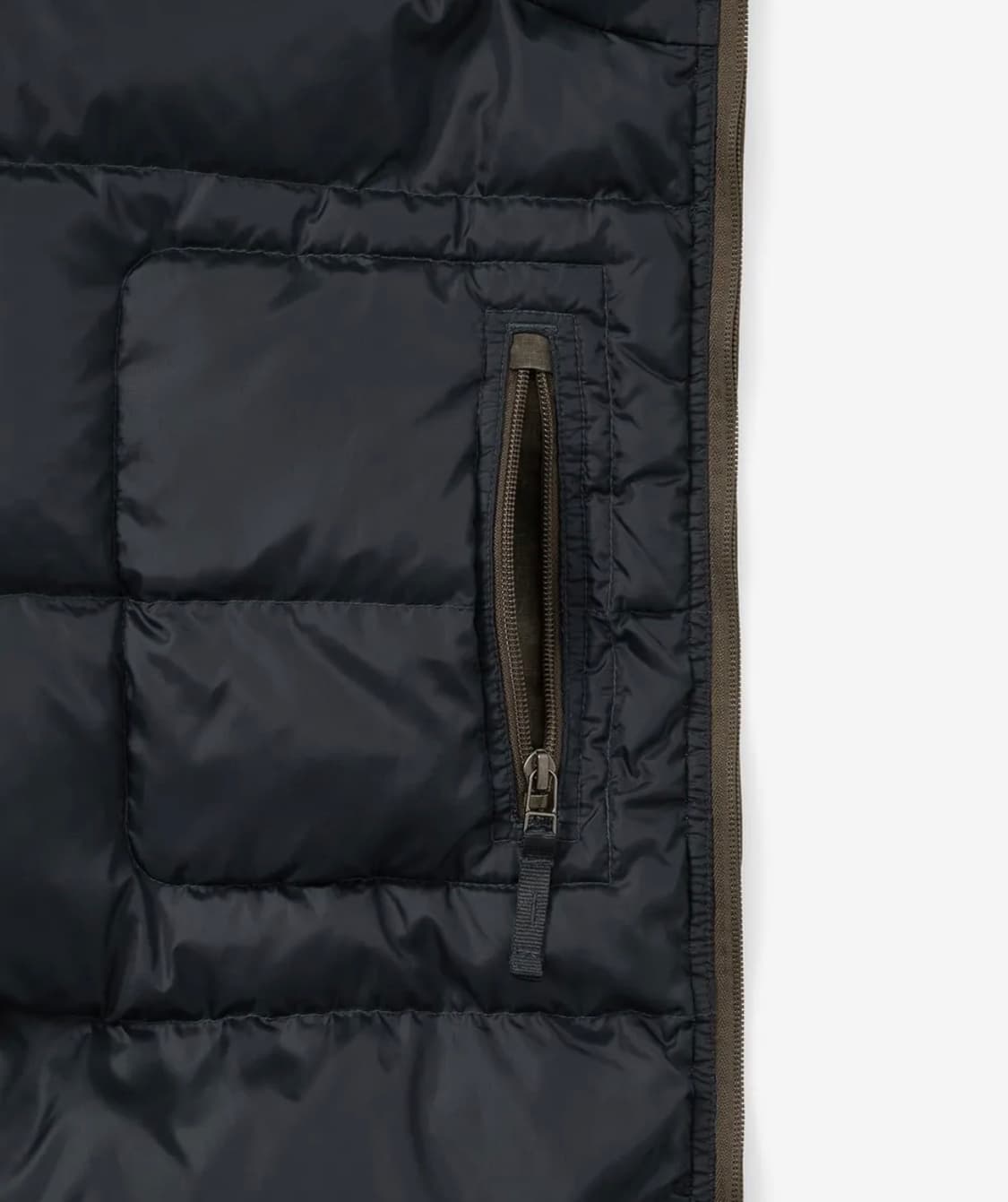 디스이즈네버댓 워시드 다운 푸퍼 자켓 올리브 브라운 상품이미지3