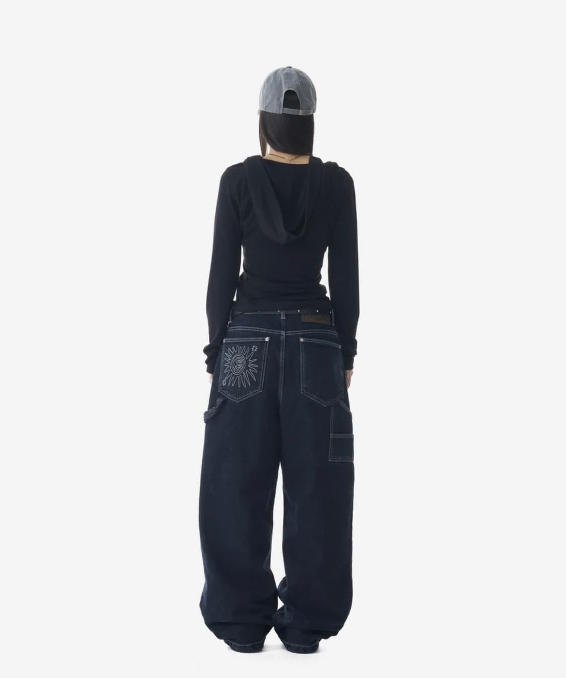 Needlework Carpenter Denim Pants (Blue) 상품이미지2