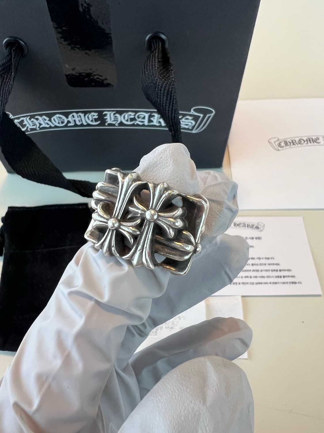 [us9] 크롬하츠 세메터리 스퀘어링 상품이미지2