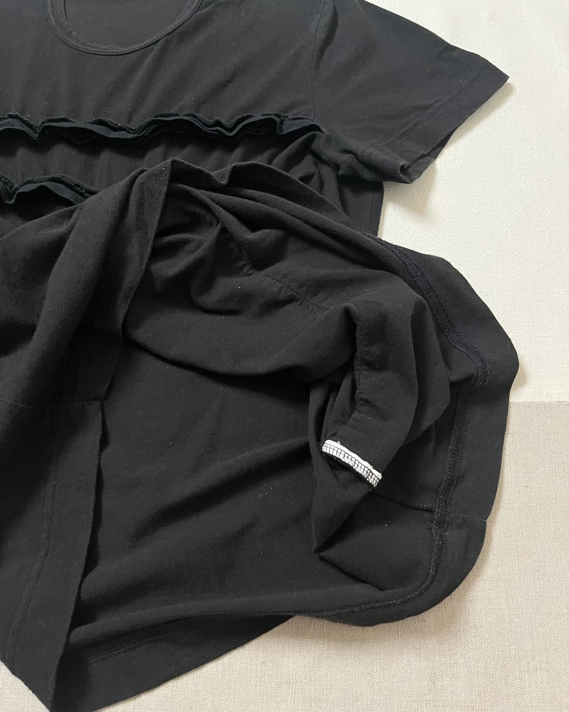 꼼데가르송 프릴 셔링 탑 티셔츠 comme des garcons 상품이미지9