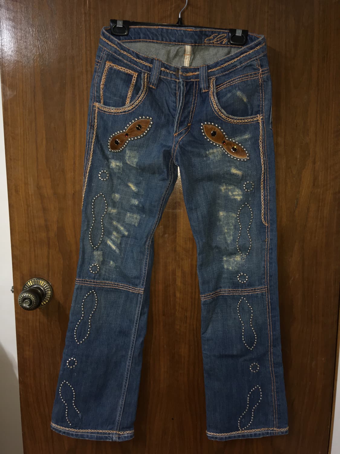 ELVIS 송치 디테일 웨스턴 팬츠 상품이미지1