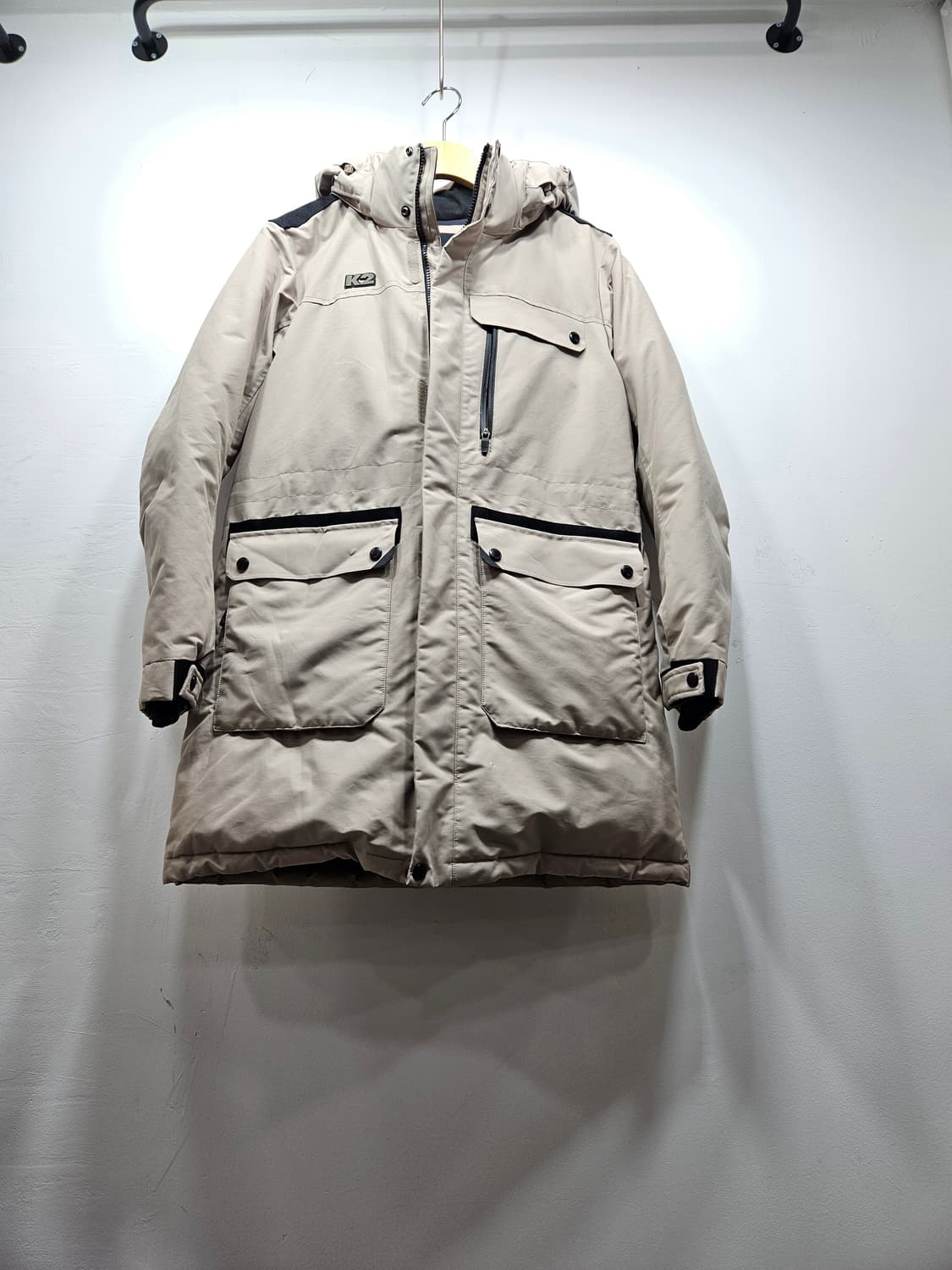 K2 구스다운 패딩 100 (후드털 없음) 상품이미지1