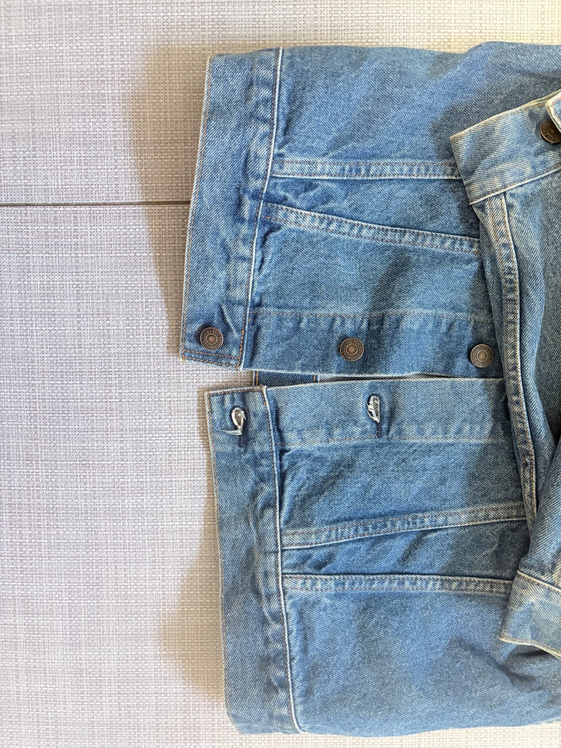 90s 리바이스 70505 빈티지 페이딩 타입3 트러커 데님자켓 N919 상품이미지6