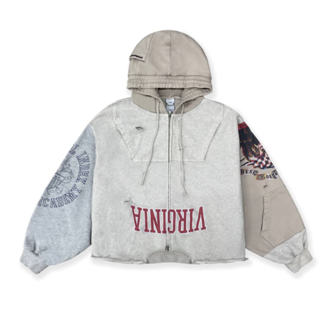 [3] 프로토콜 인덱스 업사이드다운 집 후디 아이보리 상품이미지1