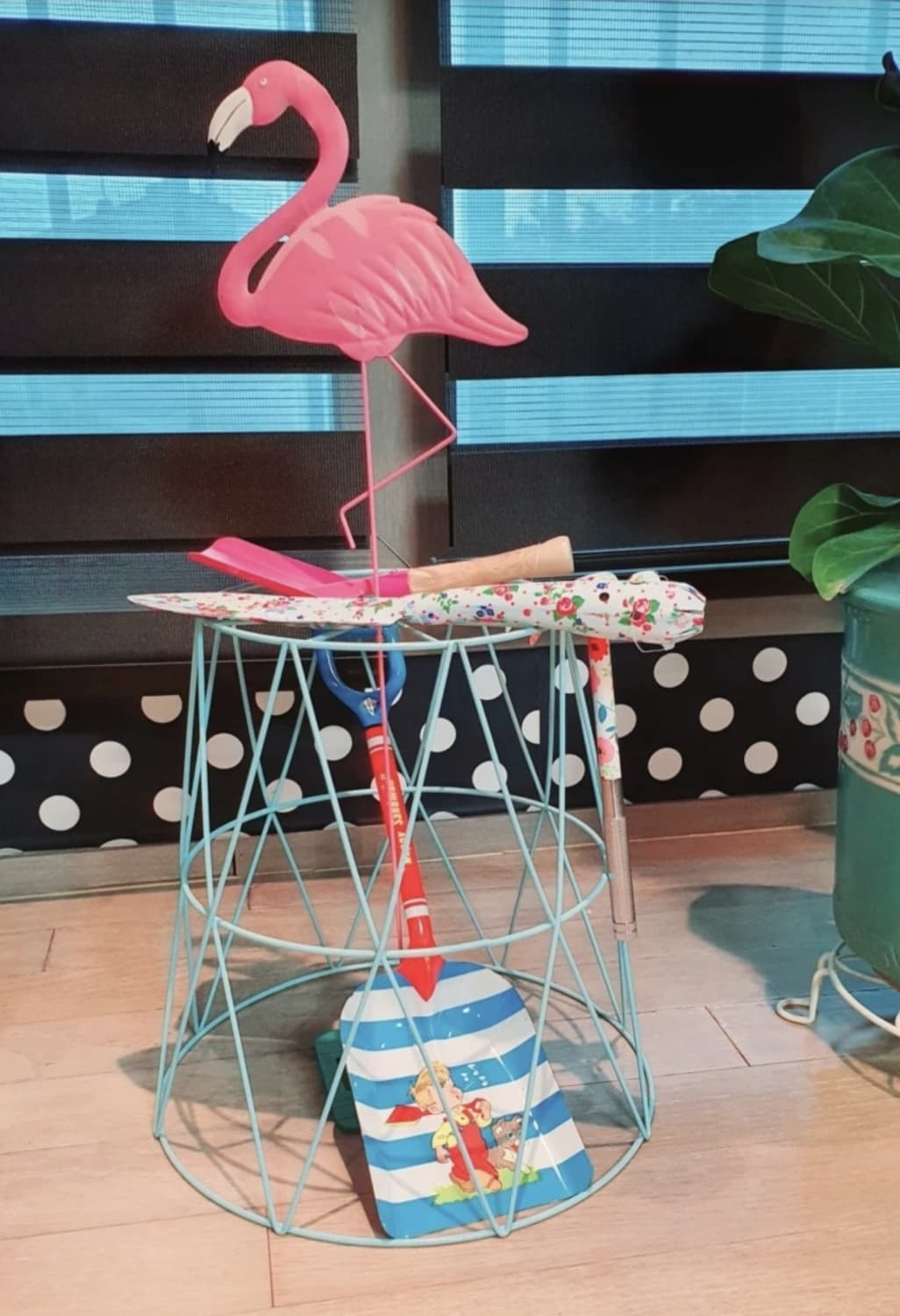 빈티지 플라밍고  메탈 장식품 상품이미지3