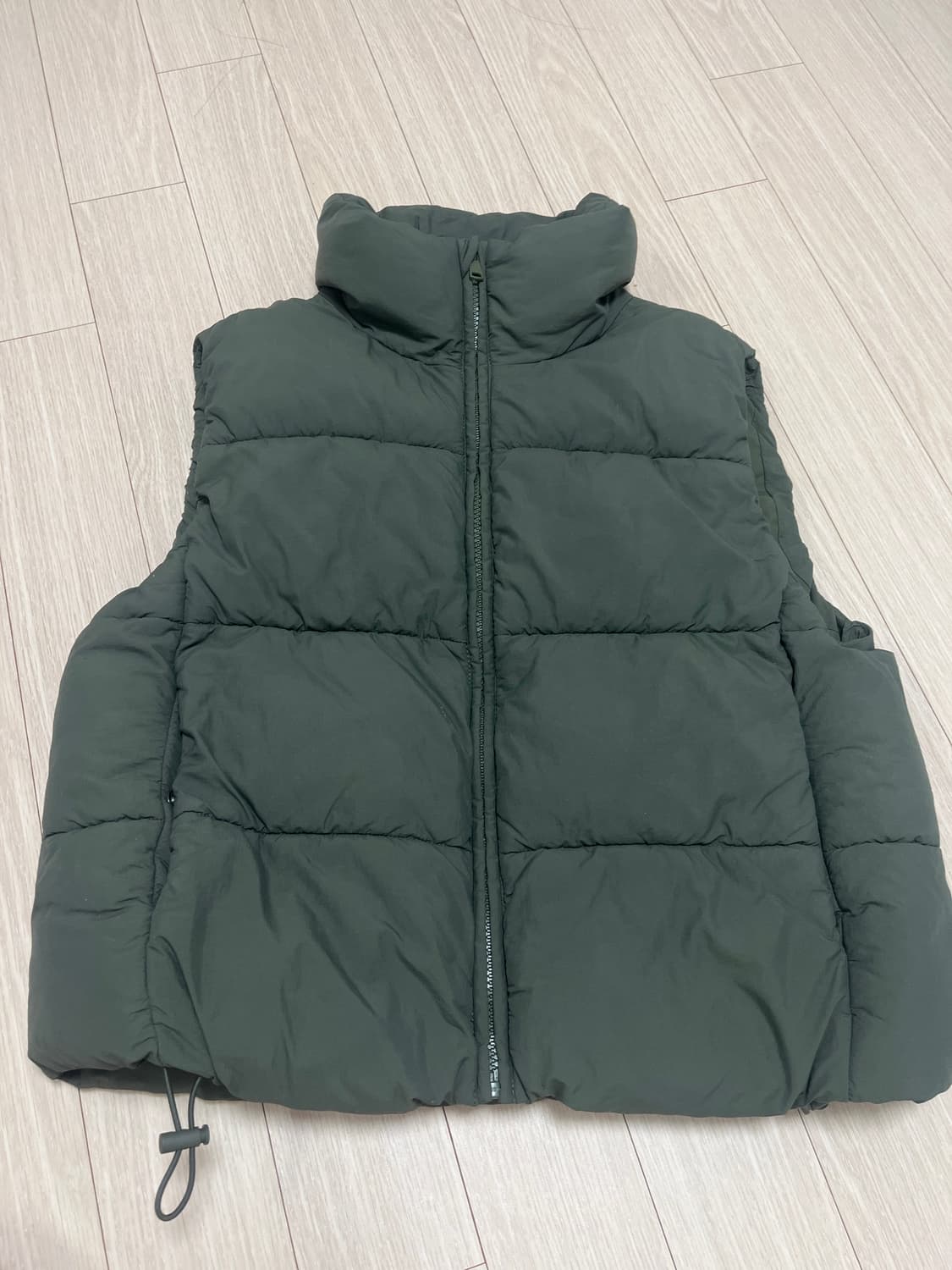 GAP 패딩 조끼 카키색 M 상품이미지2