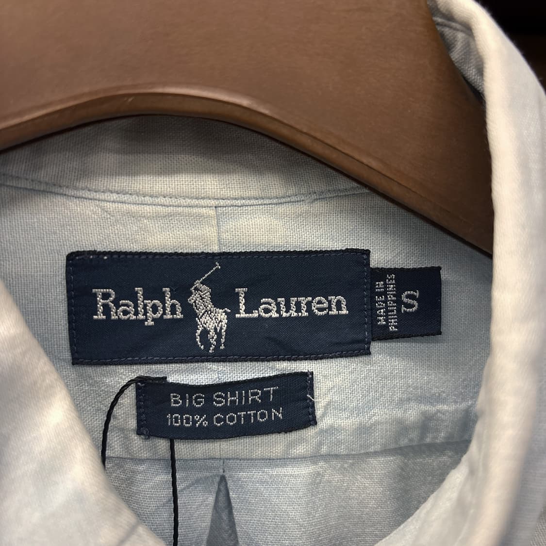 90s 폴로 랄프로렌 Big Shirt 라인  샴브레이 셔츠 N1009 상품이미지6