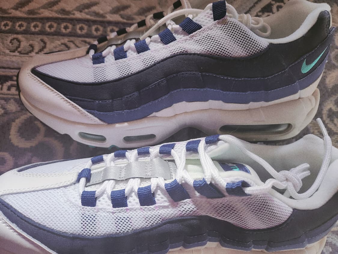 나이키 에어맥스95 흰파 255 상품이미지1