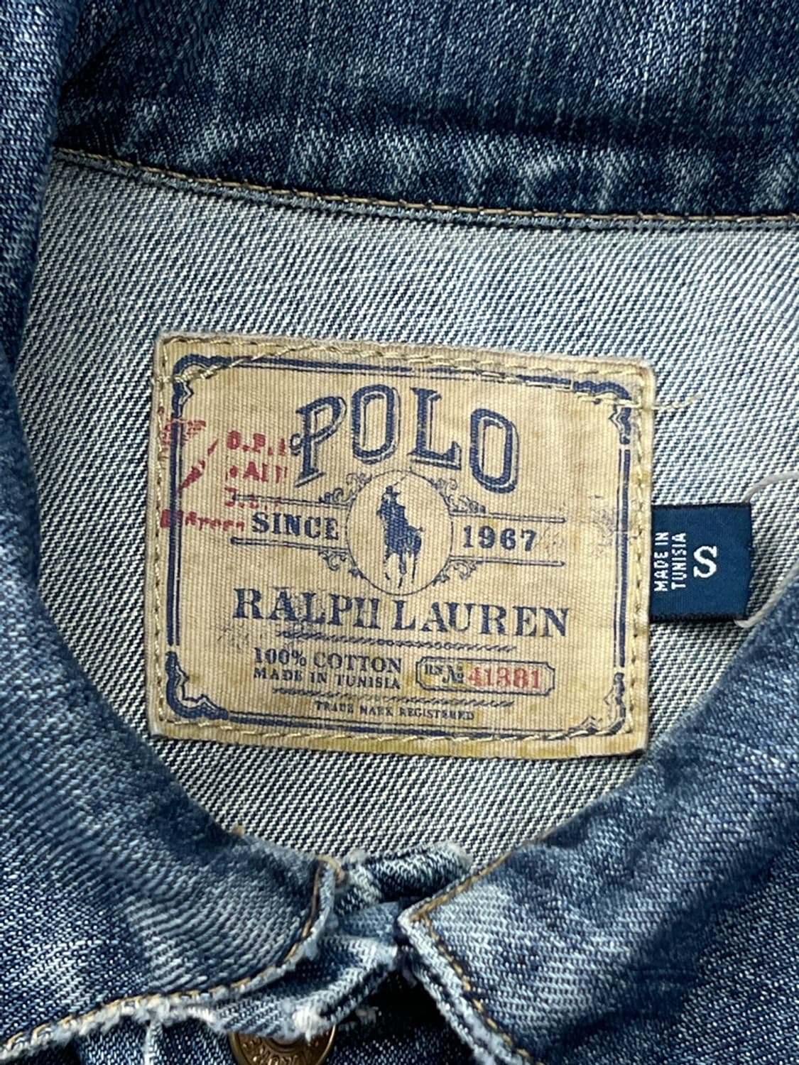 폴로랄프로렌 00s 데님 트러커 자켓 상품이미지7